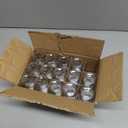 LANDNEOO 15 Pack 2 oz Glass Shot Mini Bottles w/Black Lids & 15 Labels - Small Clear Jar for Ginger, Wellness Shot, Juice, Sample, Whiskey - Travel Essentials - Wide Mouth, Leakproof, Dishwasher Safe