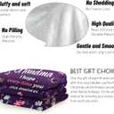 Grandma Gifts Blanket - Unique Birthday Gifts for My Dear Grandma, Nana Gift on Mother's Day Christmas - Soft Throw Blanket Present 60" x 50