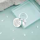 2 x Mothers Day Fathers Day Gift For Daughter Son Sympathy Memory Gifts For Loss Loved Ones Inspirational Gifts (Silver)