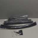 Garden Arch, Outdoor Flower Garden Arch Trellis, Sturdy Steel Arbor for Climbing Plants, Wedding Decoration, 7'8" H x 4'5" W, Dark Green