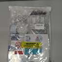 Winlyn 24 Sets Christmas Gingerbread House Suncatchers Ornaments Decorations DIY Window Paint Art Suncatchers Winter Crafts Painting Kits for Kids Classroom Activities Art Project Party Favors