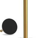 VEHHE Marble Paper Towel Holder for Kitchen Countertop, Standing Paper Towel Stand with Weighted Base & EVA Non-Slip Pad, for Bathroom or Kitchen (Gold)