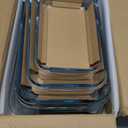 8-Piece Deep Glass Baking Dish Set with Plastic lids,Rectangular Glass Bakeware Set with Lids, Baking Pans for Lasagna, Leftovers, Cooking, Kitchen, Freezer-to-Oven and Dishwasher, Gray