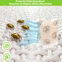 15 Pack Mite Repellent Pouches for Dust Mites and Other Household Mites, Powerful Anti-Mite Bags for Mattress, Carpet & Sofa Mites Repelling, Natural Dust Mite Killer Kid & Pet Safe for Mite Control