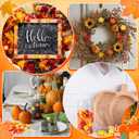 2 x 80pcs Mini Fall Maple Leaf Charms Polymer Clay Ornaments Fall Leaves Table Scatters Autumn Vase Filler for Thanksgiving Decoration Party Favors Arts Craft Supplies