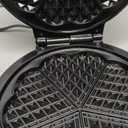 Mueller Heart 5 Waffle Maker, Waffle Iron, Adjustable Browning Control & Nonstick, Cool Touch Handle, Easy to Clean, Small Kitchen Appliances