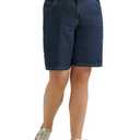Lee Women's Plus Size Relaxed Fit Bermuda Short, Lagoon, 18 Plus