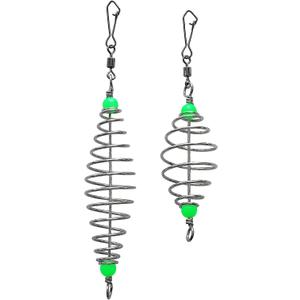 Spring Carp Fishing Feeder: 20pcs Heavy Duty Steel Bait Cage Carp Fishing Equipment