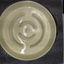 Havniva Ceramic 1.6 Cup Slow Feeder Dog Bowl for Medium and Large Breed, 8.2inch Puzzle Dog Food Dish, Anti-Gulping, Stop Bloat, Preventing Choking (Single Bowl-Light Yellow)