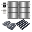 Grill Parts Kit for Weber Genesis 300 310 330 Grill Parts for Weber Genesis E330 E310 S310 S330 EP330 EP310 S320 E320 Grill Parts 7621 Flavorizer Bars 17.5", Genesis 7524 Grates, 7622 Heat Deflector