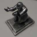 Executive Knight Pen Holder with a Pen Personalized Desk Accessories Decor Home Office Cool Pen Stand Iron