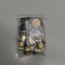 Hourleey Garden Hose Quick Connector, 3/4 Inch Male and Female Garden Hose Fitting Quick Connector, 6 Set