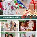 KY&BOSAM Blue Bird Suncatcher Merry Christmas Stained Glass Panel Suncathers for Windows Wind Chime Hanging Ornament with Pressed Flower and Metal Heart Charm Birthday Gift for Women Christmas Decor