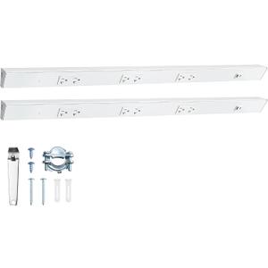SURAIELEC 2-Pack 36 in Under Cabinet Hardwired Power Strip, ETL Listed