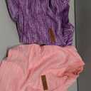 2 Pcs Dog Sweaters for Small Dogs Girl Boy Winter Fleece Clothes Warm Soft Dog Sweatshirt Outfit for Dogs Cats Pet Apparel (M (Back: 13.7",Chest: 17.7", 10-14Ibs), Pink+Purple)