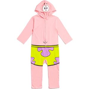 SpongeBob SquarePants Patrick Star Zip Up Costume Coverall Toddler to Big Kid (2T)