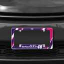 Rico Industries NASCAR Racing Alex Bowman 12" x 6" Chrome All Over Automotive License Plate Frame for Car/Truck/SUV