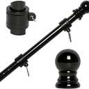 Amazon.com : NELXINJO Flag Pole Kit for House - 6FT Stainless Steel Residential or Commercial Outdoor Flagpole with 2 No-Tangle Ball Bearing Rings (Flagpole Without Bracket) : Patio, Lawn & Garden