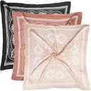 VANLINKER 3PCS 27.5 Inches Silk Head Scarf for Women Men Vintage Bandanas Satin Hair Scarf Silk Wrap Scarf Neckerchief Square Scarves VL9549