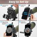 GOSKY Smartphone Adapter Mount Regular Size - Compatible with Binoculars, Monoculars, Spotting Scopes, Telescope, Microscopes Fits almost all Smartphones on the Market Record Nature and The World