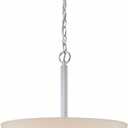 Nuvo Lighting 60/5807 Willow 4 Light 60W A19 max. Medium Base Pendant with White Glass, Polished Nickel