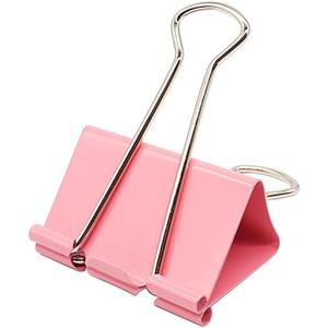 Extra Large Binder Clips, 2 Inch / 51mm, Big Paper Clamps for Office and School Supplies (Pink)
