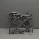 Cocomaya 16.5 Inch Metal Clothes Hanger with Non-Slip Rubber Coating, No Shoulder Bumps & No Marks, for Sweaters, T-Shirts, Suits with Pants Bar, Pack of 10, Silver