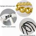 Elegant and Stylish Pearl Necklace Rack, Modern Decorative Glass Holder,Single Bottle Holder for Stylish Glass Display (Black)