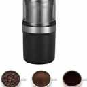 Electric Coffee Grinder Spice Herbal Grinder, with 1 Stainless Steel Blades Removable Stainless Steel Bowl,200W Motor High-efficiency Grinding for Herb,Spices Coffee, Nuts est