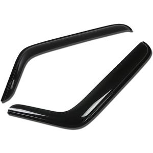 Auto Dynasty 2PCS Tape-On Window Visors for 2007-2015 Jeep Wrangler 2-Door
Front Window Rain Guards for 07-15 Jeep Wrangler 2-Door, Window Vent Visors Vent Shade Wind Deflectors, Glossy Dark Smoke