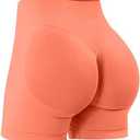 Unthewe Womens Workout Seamless Scrunch Butt Lifting Shorts High Waisted Tummy Control Gym Yoga Shorts Size M