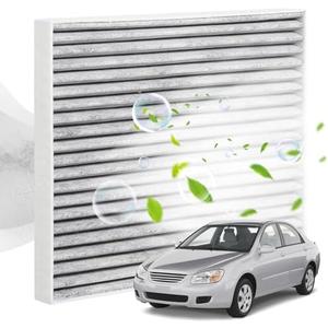 Pack Of 2 VEPAGOO Cabin Air Filter includes Activated Carbon for CP728 CF10728 Kia Forte Forte Koup Forte5 Rondo, Accent Elantra Except Touring Elantra Coupe GT