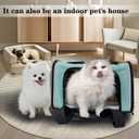 Cat, Dog Carrier for Small Medium Pet Carriers Up to15Lbs, Cats Carrier Soft- Sided Puppy Dogs Bag Portable Foldable Airline Approved Carrier Travel (Green 18 * 11 * 11)