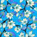 4 x Privacy Window Film,Floral Design Static Cling for UV Blocking & Heat Insulation, No-Glue Reusable for Home, Office, Bathroom & Glass Decor(23.6"78.7").