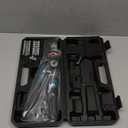 10 Ton Hydraulic Battery Cable Crimper  Single-Hand Return, 9 Hex Dies for 12-2/0 AWG, 180 Rotating Head, Pro Terminal Tool for Car/RV/Marine Power