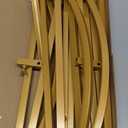 Asee'm 6.6FT Metal Arch Backdrop Stand Gold Arched Backdrop Frame for Wedding Party Ceremony Birthday Bridal Baby Shower Garden Floral Balloon Arch Decoration