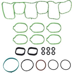 Engine Intake Manifold Gasket Set MS971181 Compatible with Lincoln Ford F-150 Edge Explorer Flex Fusion Police Interceptor Transit-150 250 350 HD MKS MKT MKX MKZ 3.5L 3.7L V8
