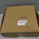 Wenqik 4 Pack Beaded Wood Canvas Panels Unfinished Wooden Blank Framed Signs Boho Style Panel Boards Square Plaques for DIY Crafts Painting Pouring Drawing Art Projects (10 x 10 Inch)