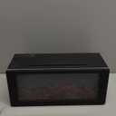 BOHOFAM Fireplace Essential Oil Aroma Diffuser,Flame Air Humidifiers 300ML,14Hour Runtime,Colorful Flame Diffusers for Home,Included 4 * 10ML Hotel Collection Diffuser Oils for Bedroom(Black)