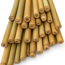 LJAAJSUV 20 Pcs - 18 inches Plant Stakes Natural Garden Bamboo Sticks for Indoor and Outdoor Plants, Plant Support Stakes for Tomatoes, Beans, Potted Plants. 2 Pack