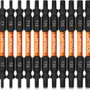 15-Piece Torx Bit Set, LATTOOK Double-ended Security Torx Bit Set Tamper Proof Star Bits, Magnetic S2 Steel, 3'' Long