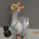 Solar Garden Outdoor Statues Goose, Goose Outdoor Lawn and Garden Statue, Lawn Decor Statue for Patio, Balcony, Yard Ornament - Gifts for Mom Grandma Women, 5.12 x 4.33 x 11.22 inches