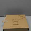 SENSARTE White Ceramic Nonstick Saucepan with Double Spout 3.0 Quarts, Cooking Pot with Stay Cool Handle, Induction Compatible Saucepot, White Granite Coating, Free of Intentionally Added PFOA/PFAS