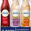 Febreze Air Freshener Spray, Odor-Fighting Room Spray, Crisp Fall Breeze, Cuddle Weather, Baked Cinnamon Apple, 8.8oz, 3 Count