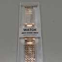 Bling Band, Compatible for Fitbit Versa 2/1/Lite/SE, 22mm Diamond Stylish Women Strap Replacement for Fitbit Versa Smartwatch (Butterfly-Black)