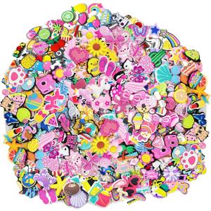 PVC Cartoon Charms, 400/30Pcs, No Duplicates, Snap-Fit DIY Ornament Shoe Accessories