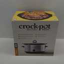 Crock-Pot 7 Quart Oval Manual Slow Cooker, Stainless Steel (SCV700-S-BR), Versatile Cookware for Large Families or Entertaining