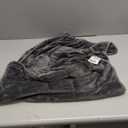 MAXTID Weighted Lap Blanket for Adults 8 Pounds Small Weighted Throw Blanket Travel Heavy Lap Pad Soft Velveteen Sofa Throw Blanket 39in x 23in 8 Lbs - Dark Grey, Machine Washable