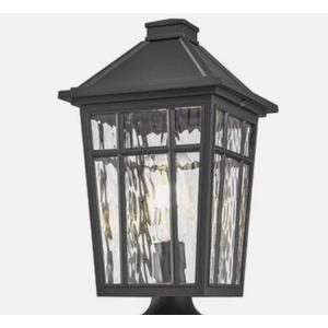 Outdoor Post Light Fixtures Black Outdoor Pole Light Waterproof Aluminum
