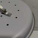 Kitchen Countertop Compost Bin, Odor Resistant Indoor Compost Bin with Lid and Charcoal Filter, Rust Resistant Coated Compost Bucket, Compost Container, Gray (Medium)